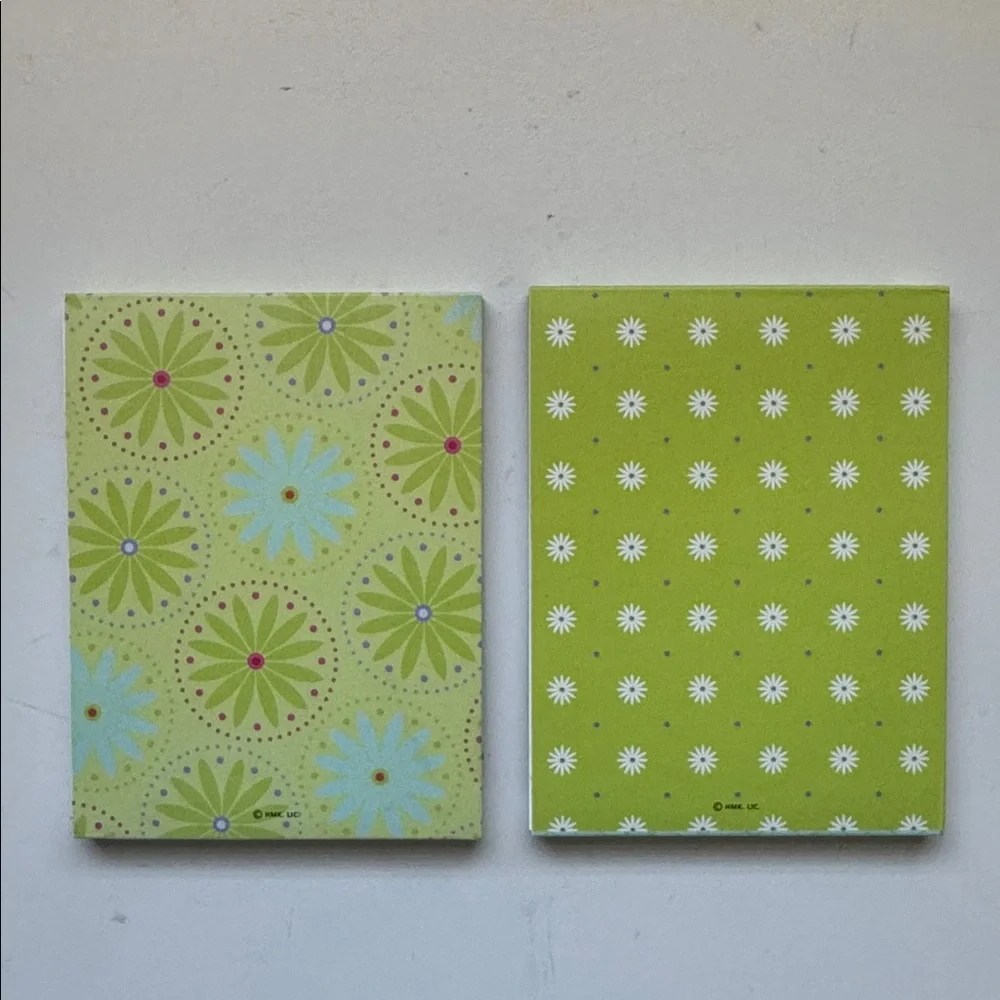 Floral and Geometric Notepad Set
